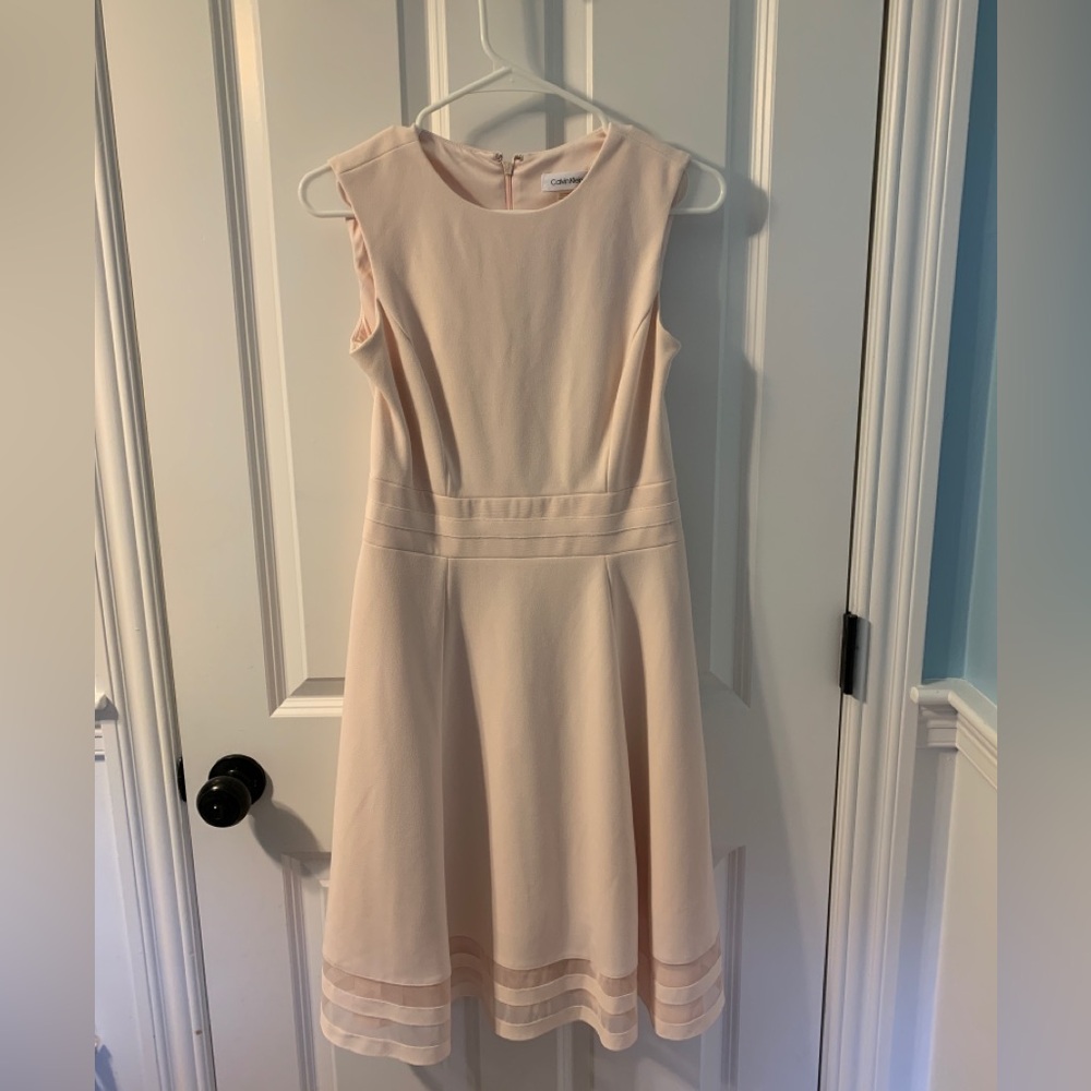 Calvin Klein Pale pink dress, size 4
